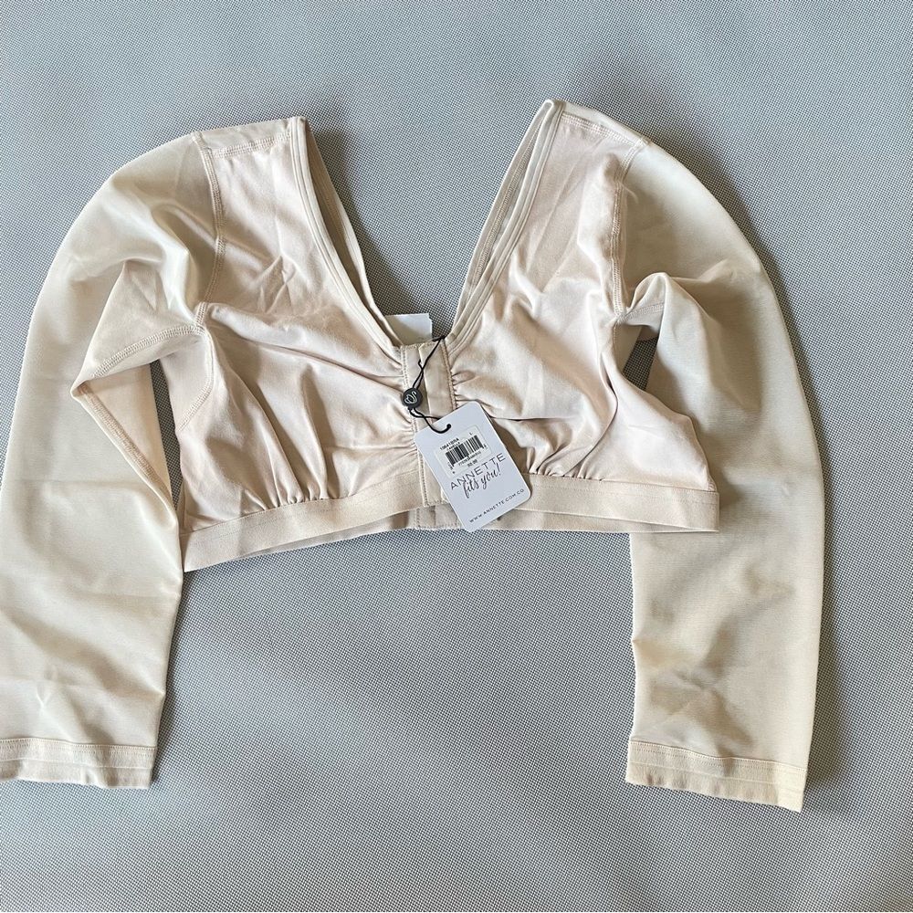 Annette Arm Sleeve Compression Post Surgery Garment Bra Canelle NWT Size Large